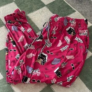 Legally Blonde Womens Fun Print Pajama Pants - Pink